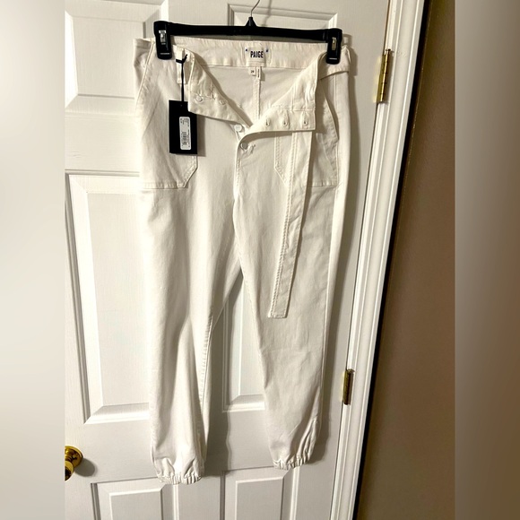 Paige white jogger jeans - Picture 1 of 5